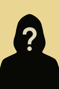 Silhouette avec un point d’interrogation illustrant l’appel à devenir bénévole en soins palliatifs avec l’association Accords à Aix-en-Provence.