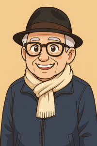 Illustration de Jean-Pierre, bénévole de l’association Accords engagée dans le bénévolat en soins palliatifs à Aix-en-Provence.