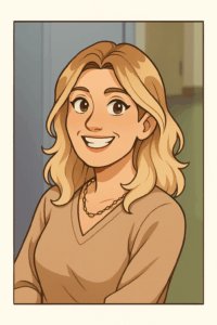 Illustration de Laurence, trésorière de l’association Accords engagée dans le bénévolat en soins palliatifs à Aix-en-Provence.