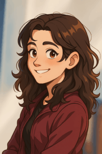 Illustration de Sterenn, bénévole de l’association Accords engagée dans le bénévolat en soins palliatifs à Aix-en-Provence.